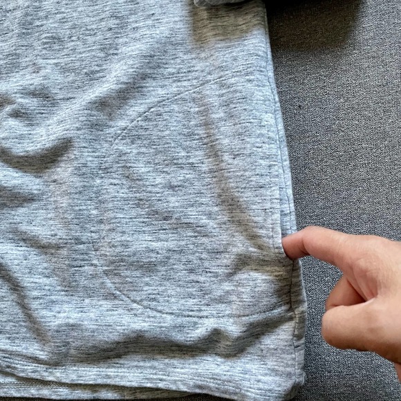 Pure Jill Gray Open Front Water-fall Knit Cardigan Size S - Picture 9 of 12